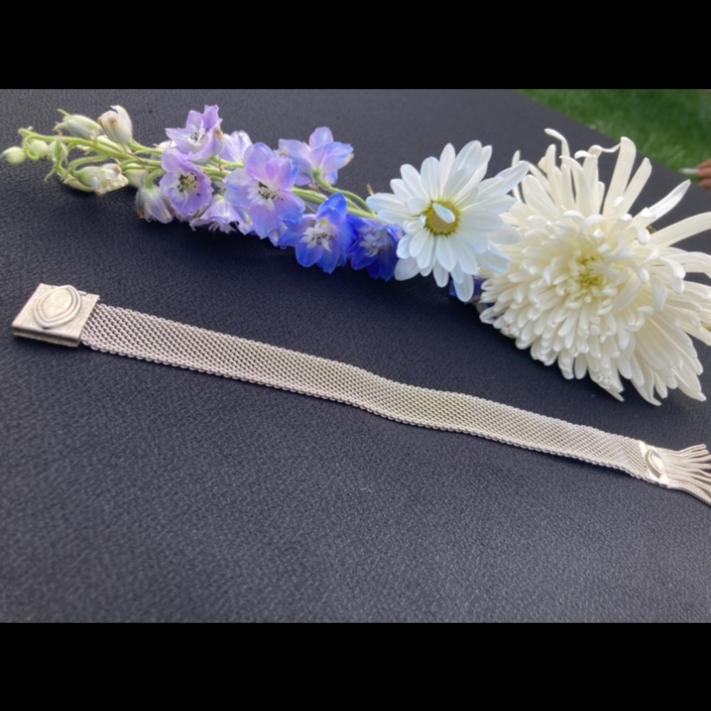 Mesh (Tassel) Adjustable slide bracelet 10”